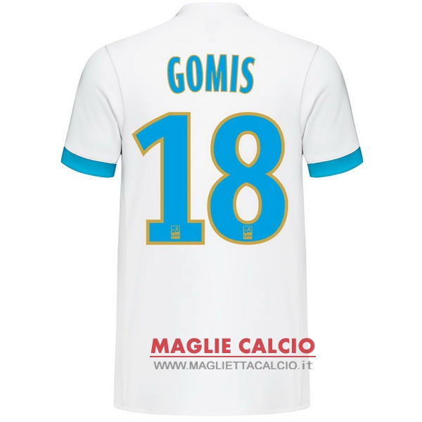 nuova maglietta marseille 2017-2018 gomis 18 prima